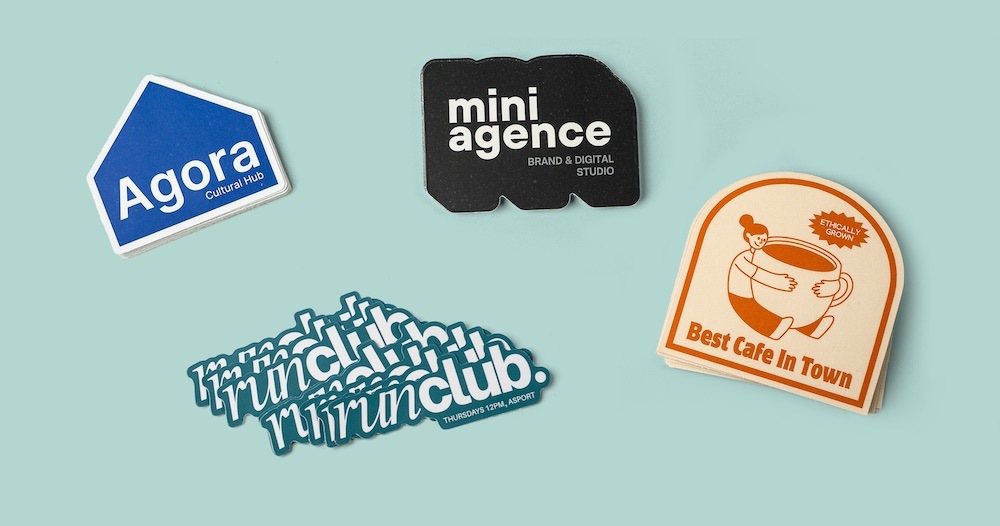 Stickers PlantBased découpe personnalisée (Die-Cut)