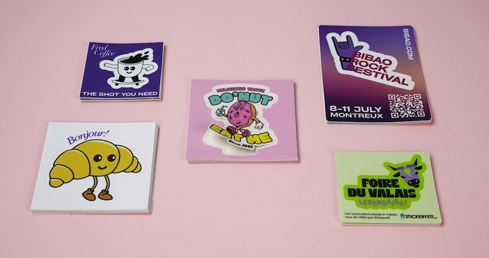Stickers PlantBased découpe mi-chair (Kiss-Cut)
