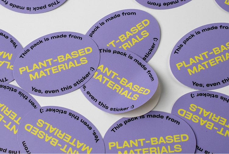 Plantbased Stickers Ecologiques
