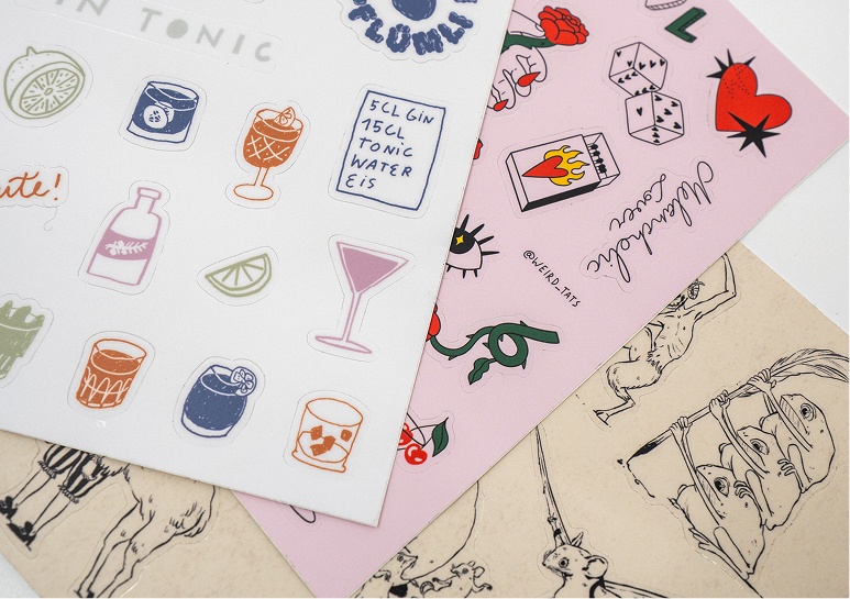 Plantbased stickers ecologiques